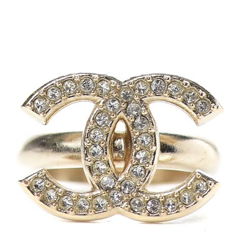 gold ring chanel|authentic Chanel rings.